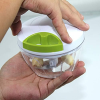 Thumbnail for Mini Manual Garlic Stainless Steel Home Meat Chopper
