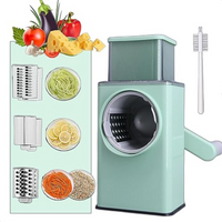 Thumbnail for Rotary Cheese Grater 4 in 1 Multifunctional Vegetable Slicer
