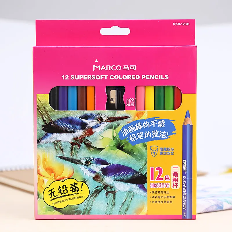 Macro Color Pencil Set Lapis De Cor Kids