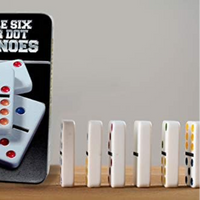 Thumbnail for Dominoes Set 28 Double Six White Ivory Tiles