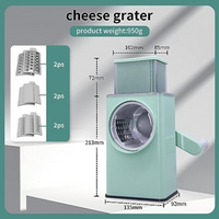 Thumbnail for Rotary Cheese Grater 4 in 1 Multifunctional Vegetable Slicer