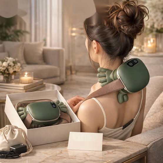 Wearable Electric Simulated Hand Neck And Shoulder Massager