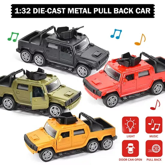 1:36 Scale Simulation Hummer Vehicle Toy