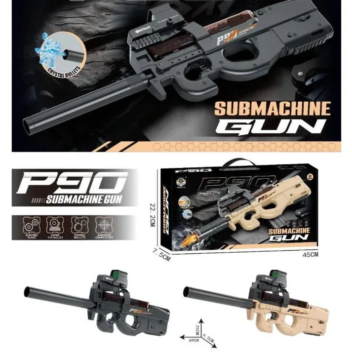 Electric P90 Submachine PUBG Gel Blaster Shooting Gun