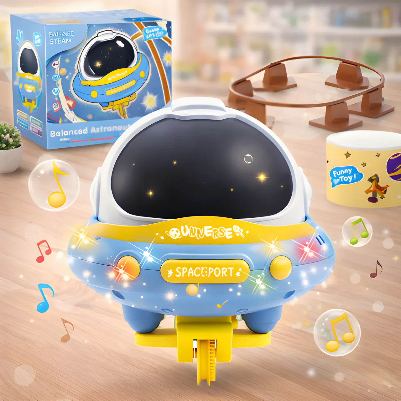 DIY Single Wheel Astronaut Balance Car With Light And Sound