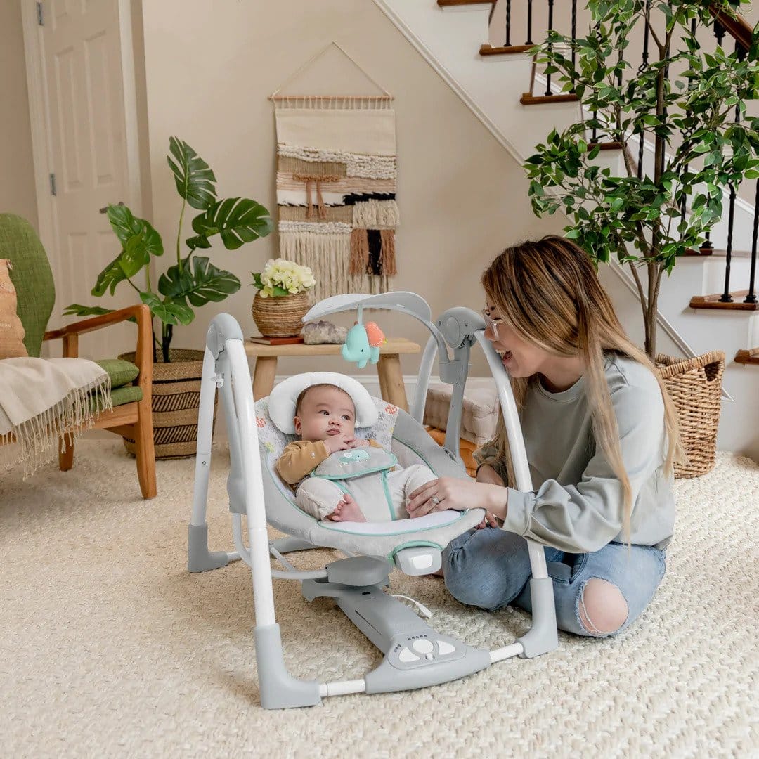 2-in-1 Portable Automatic Swing Infant Seat - Main Image