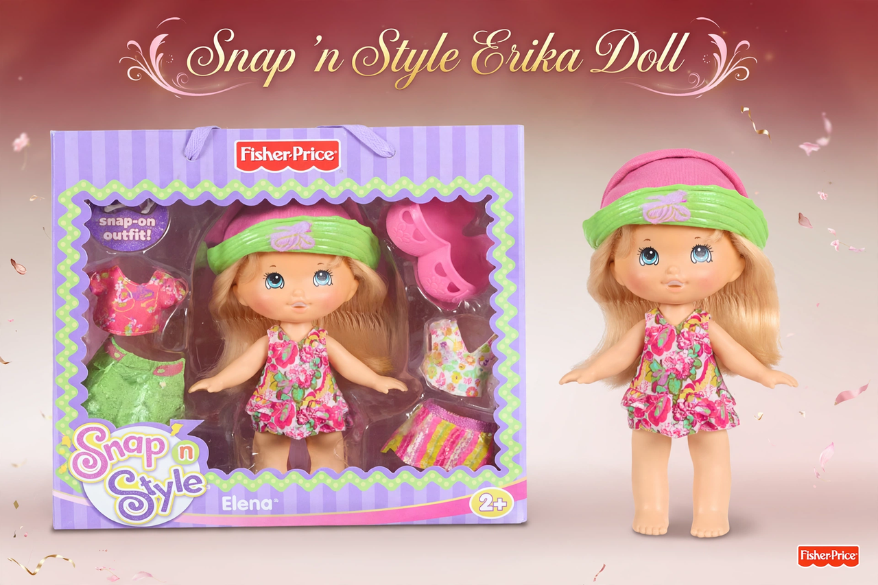 Fisher-Price Snap 'n Style Erika Doll