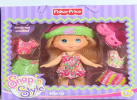 Thumbnail for Fisher-Price Snap 'n Style Erika Doll
