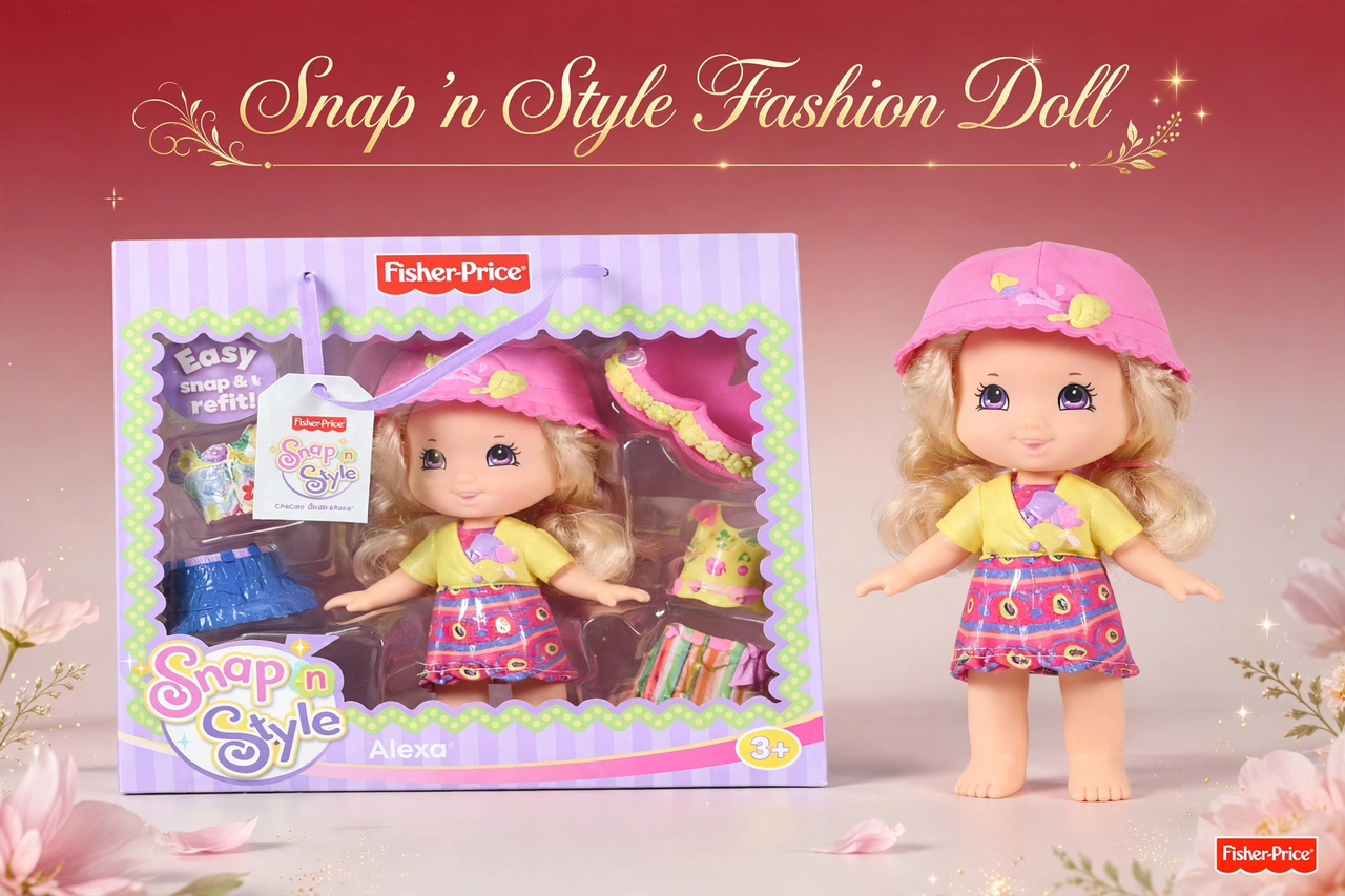 Fisher-Price Snap 'n Style Fashion Doll