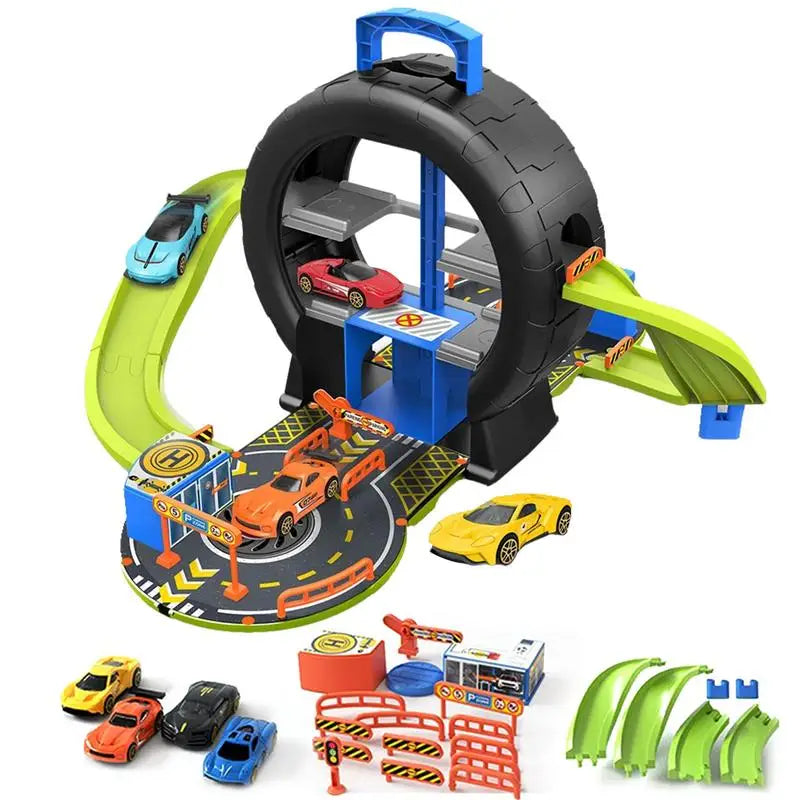 Parking Racing Tracks Toy Set
