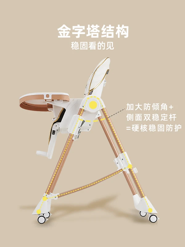 Multifunctional dining chair for babies