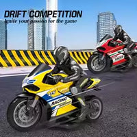 Thumbnail for 1:10 Scale Remote Control High Speed Drift Motorcycle