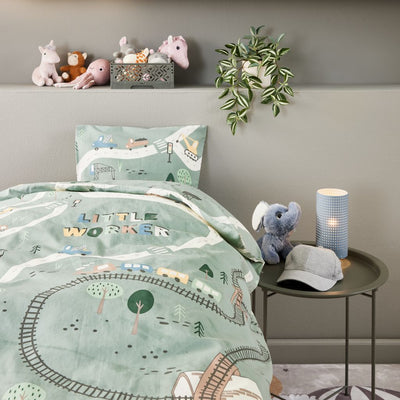 Racrer track kids Bedsheet