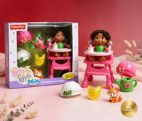 Thumbnail for Fisher-Price Snap 'n Style Babies Dinnertime Playset