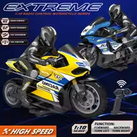 Thumbnail for 1:10 Scale Remote Control High Speed Drift Motorcycle