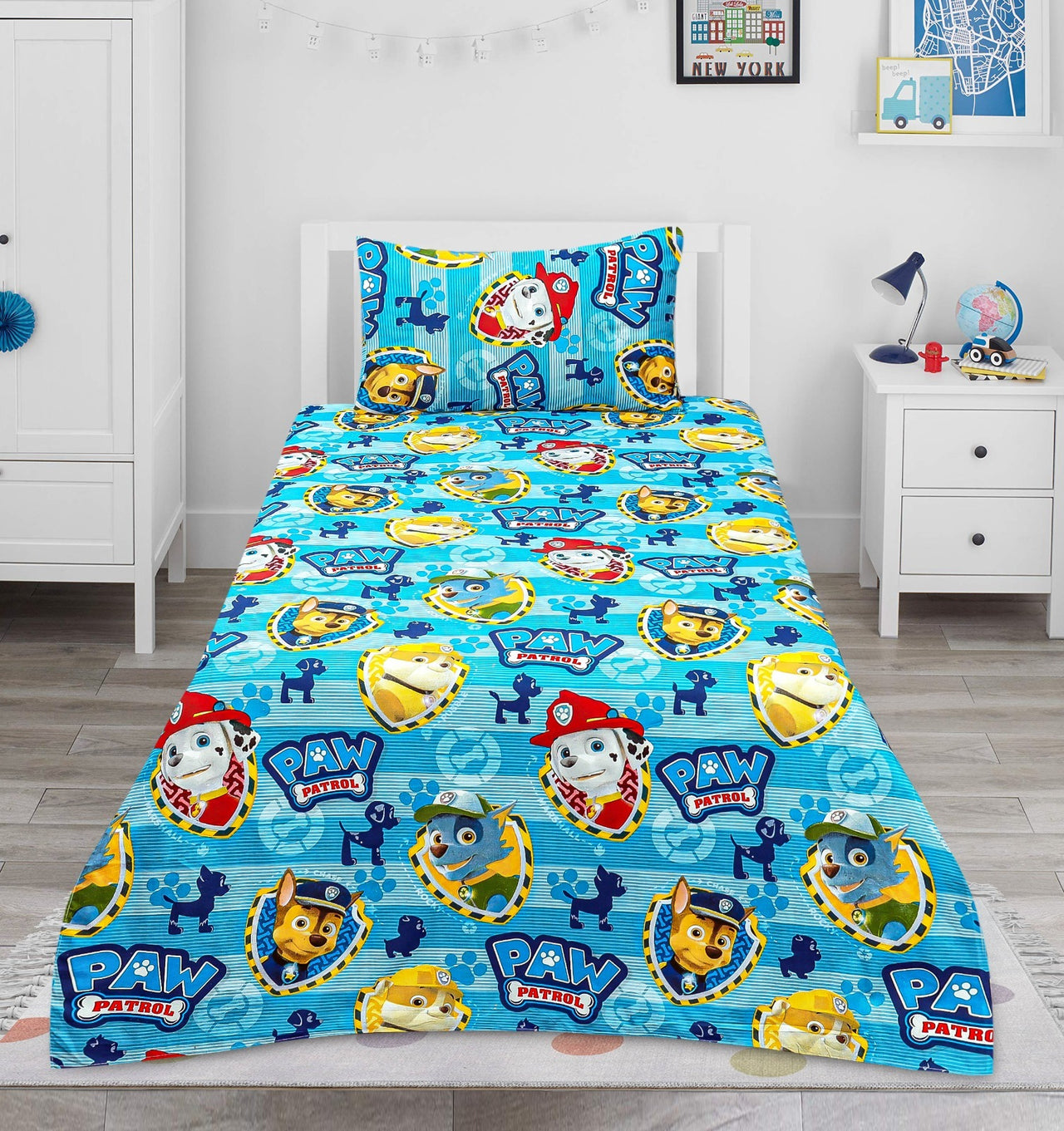 Paw Petrol kids cotton bedsheet