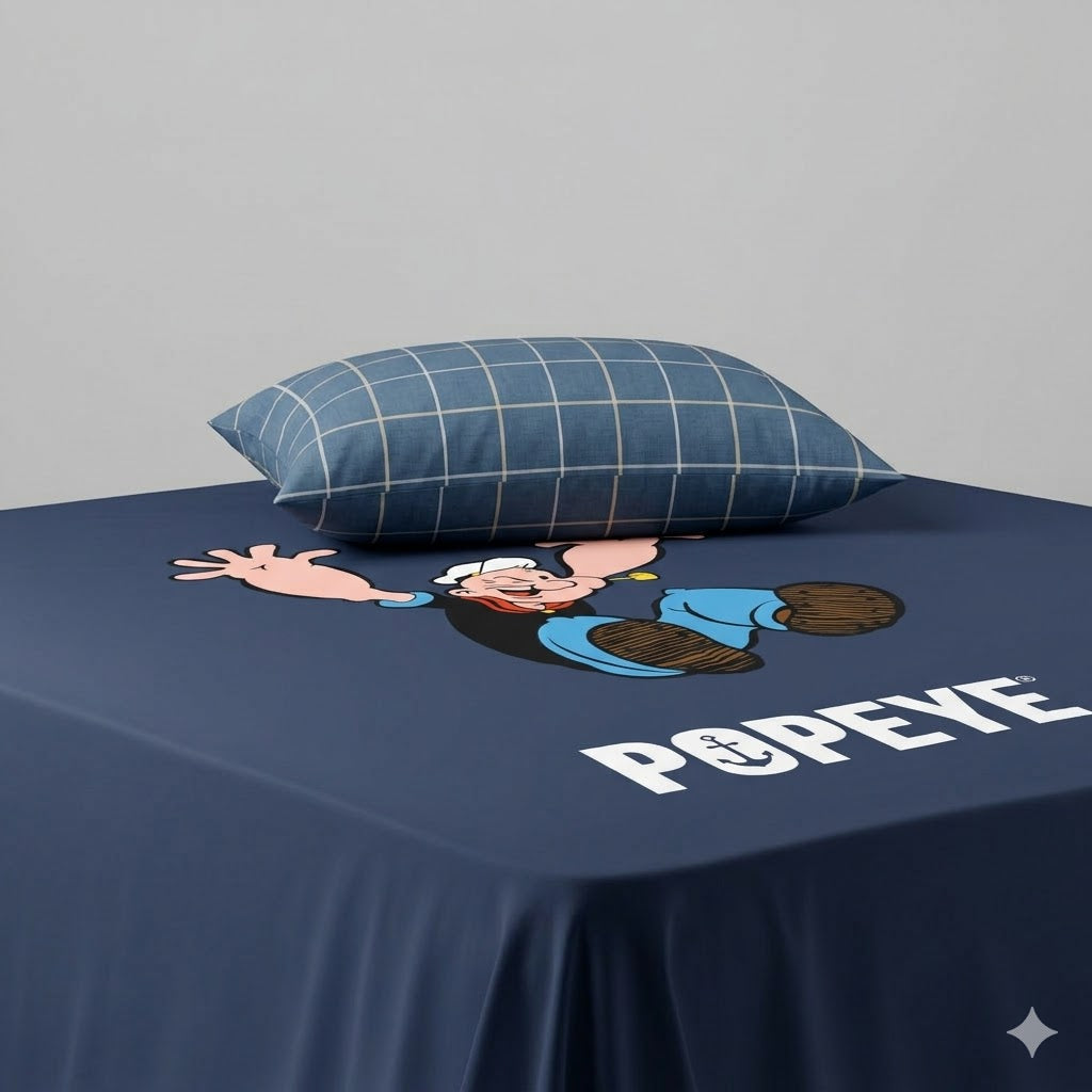 Popeye kids Bed Sheet