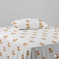 Thumbnail for Fox kids Bed Sheet