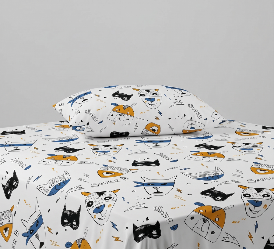 Super D kids bedsheet
