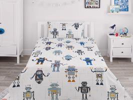 Robot Kids Bedsheet