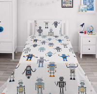 Thumbnail for Robot Kids Cotton Bed Sheets