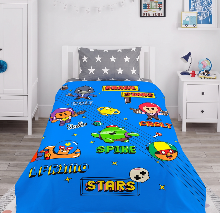 Brawl Stars Kids Bedsheet