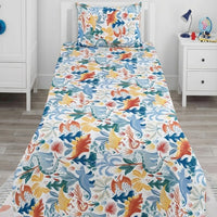 Dino Kids Cotton Bed Sheets