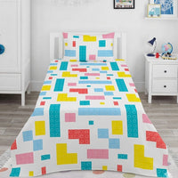 Blocks Kids Cotton Bed Sheets