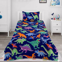 Dino Kids Cotton Bed Sheets
