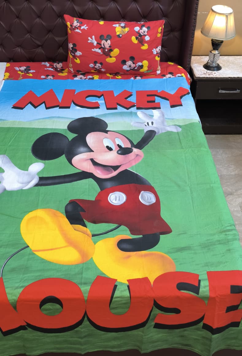 Mickey Mouse Kids Bedsheet