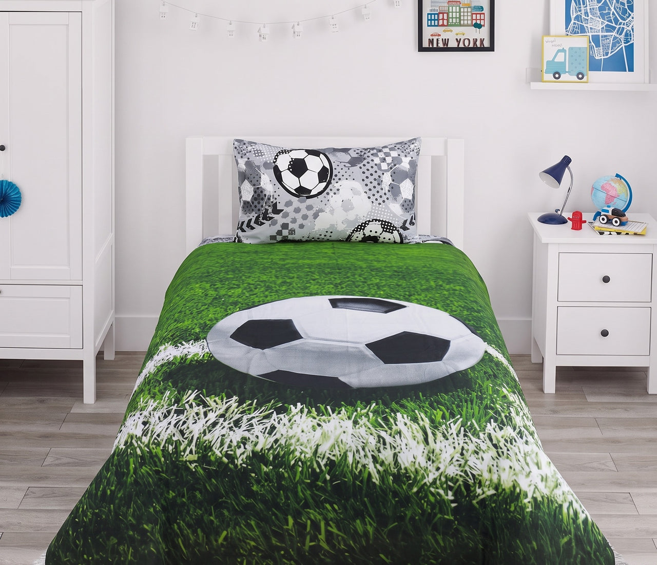 Football Cotton Bed Sheets