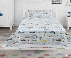 Vehicle Kids Bedsheet - KNK1251