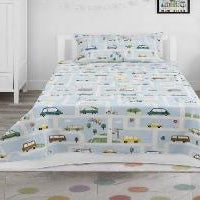 Vehicle Kids Bedsheet - KNK1251