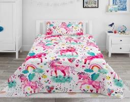 Unicorn Kids Bedsheet - KNK1252