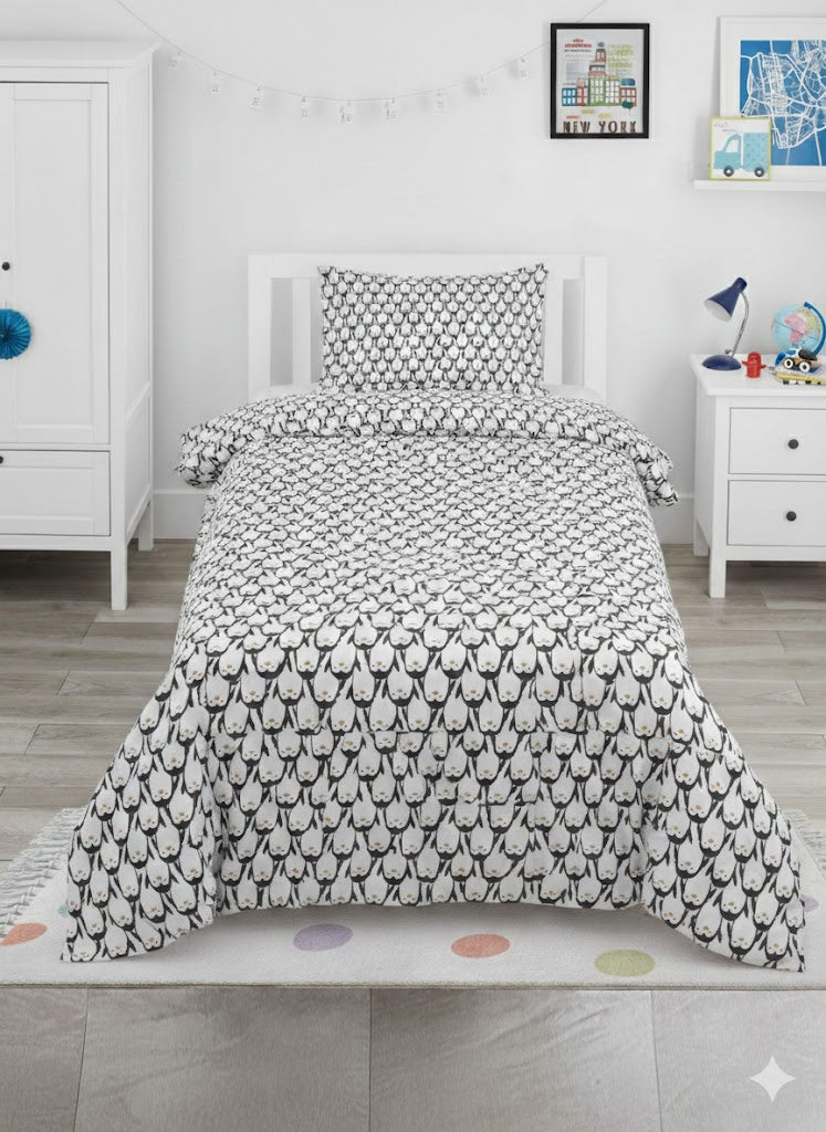 Penguins Kids Cotton Bedsheet