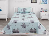 Thumbnail for Penguin Kids Cotton Bedsheet - KNK1268