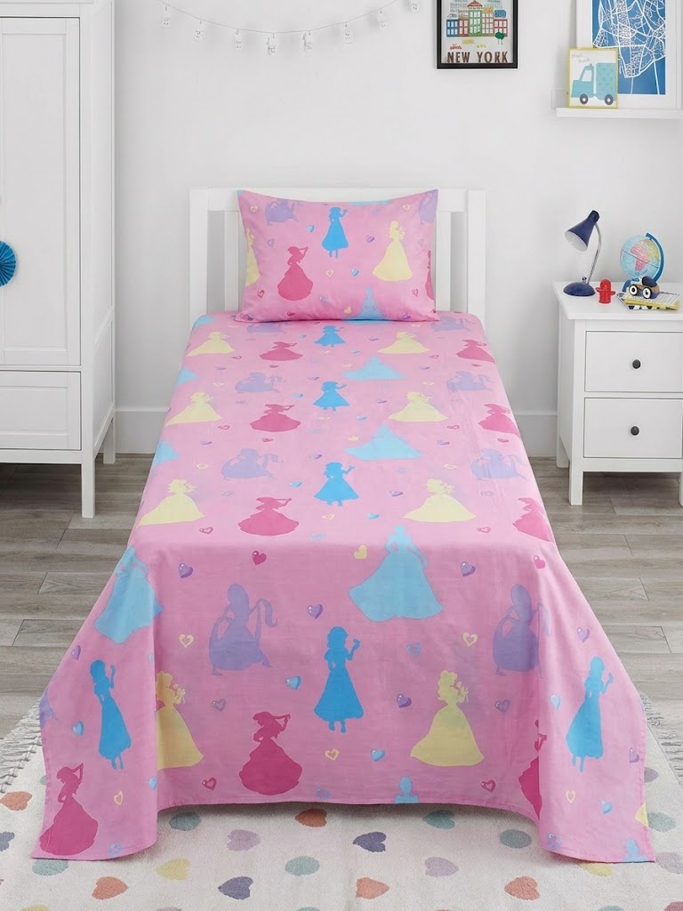Princess Kids Cotton Bedsheet
