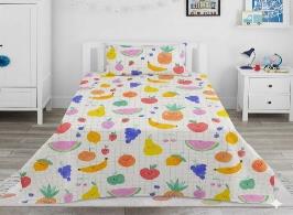 Fruit Kids Cotton Bedsheet - KNK1286