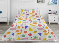 Fruit Kids Cotton Bedsheet - KNK1286