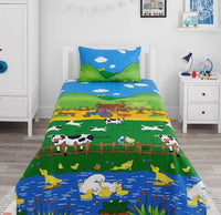 Thumbnail for Farm Kids Cotton Bedsheet