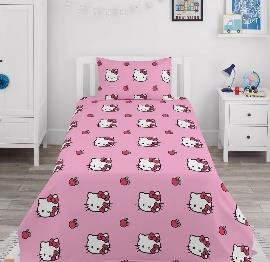 Hello Kitty Kids Bedsheet - KNK1291