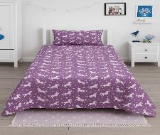 Unicorn Kids Bedsheet - KNK1297