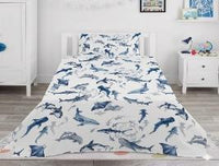 Thumbnail for Fish Kids Percale Bedsheet - KNK1303