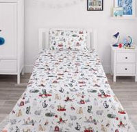 Thumbnail for Animals Kids Percale Bedsheet - KNK1306