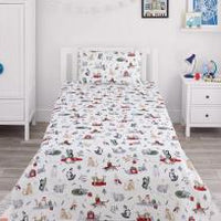 Animals Kids Percale Bedsheet - KNK1306