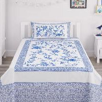 Floral Kids Percale Bedsheet - KNK1309