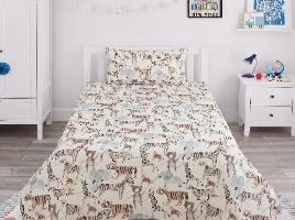 Animals Kids Percale Bedsheet - KNK1311