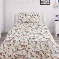 Animals Kids Percale Bedsheet - KNK1311