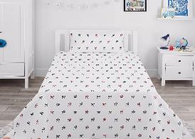 Tie Bow Kids Percale Bedsheet