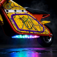 Thumbnail for Flashing base light under the Volt City electric mini bike